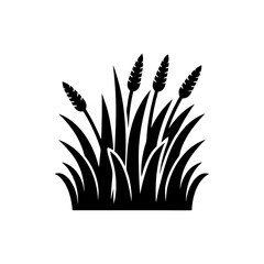 creative details Wild Grass Icon vector illustration