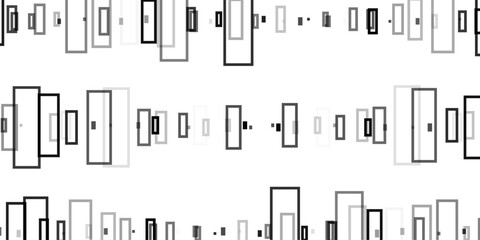 3D black geometric abstract background overlap layer on bright space with rounded rhomb effect decoration.