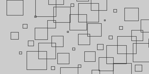 3D black geometric abstract background overlap layer on bright space with rounded rhomb effect decoration.