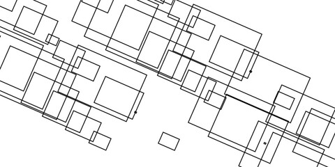 3D black geometric abstract background overlap layer on bright space with rounded rhomb effect decoration.