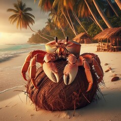 Coconut Crab Birgus latro The largest terrestrial arthropod know