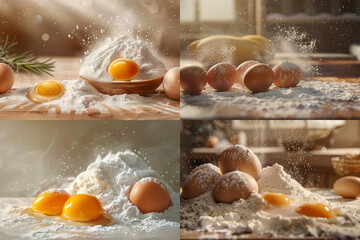 baking ingredients for baking cookies