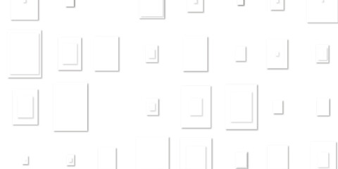 3D White geometric abstract background overlap layer on bright space with rounded rhomb effect decoration. Vector abstract graphic design Banner Pattern background web template.