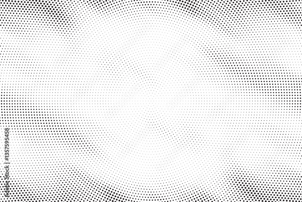 Poster Halftone background vector, abstract backdrop design with two tone pattern and copy space for edit your content