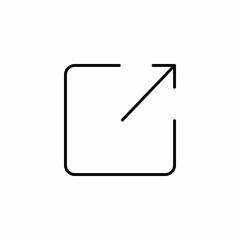 application redirect icon sign vector