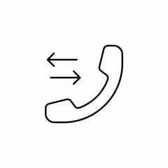 call exchange icon sign vector