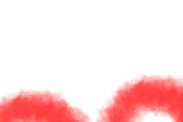 Crimson Abstract Art: A Fiery Red Splash on Black