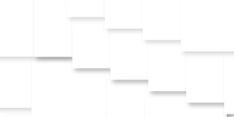 3D White geometric abstract background overlap layer on bright space with rounded rhomb effect decoration. Vector abstract graphic design Banner Pattern background web template.