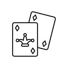 Clown Cards Vector icon