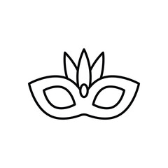 Carnival Mask Vector icon