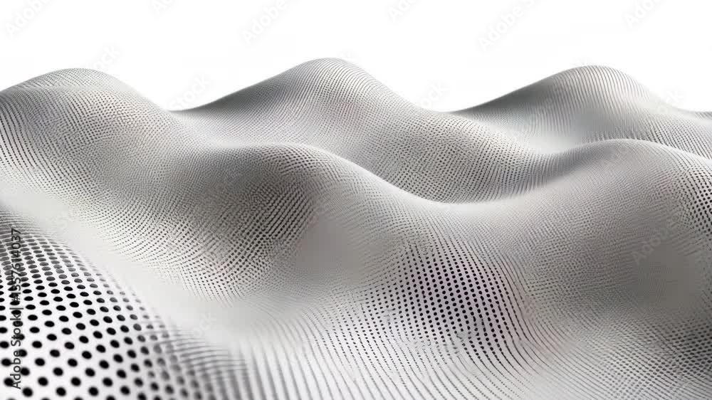 Poster abstract particles creating a dynamic and textured surface scene generative ai