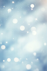 Elegant luxury background with silver glitter bokeh