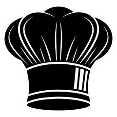 Chef Hat Silhouette Vector
