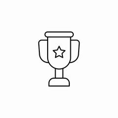 win cup icon sign vector