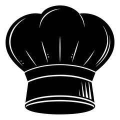 Chef Hat Silhouette Vector