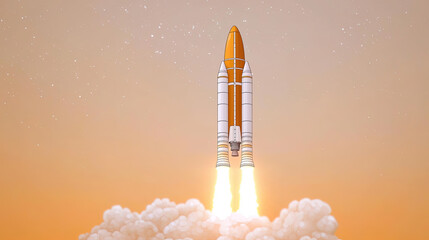 Rocket Launch into Space (1)