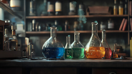 Lab chemistry or science research and development