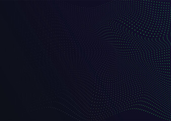 Blue technology background abstract dotted pixel element network. Abstract finance business tech science background