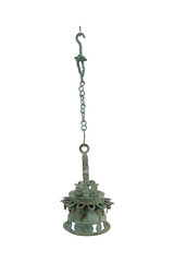 antique bronze candlestick  Antique Hanging Light Glass Globe Metal Decor