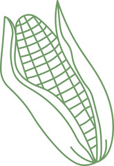 Doodle Corn Vegetable