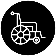Vector Design Wheelchair Icon Style