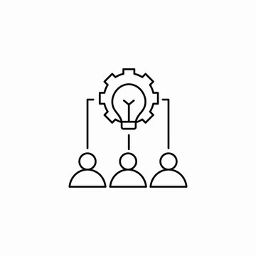 recommend clip art: idea plan distribution icon sign vector