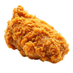 Golden crispy fried chicken piece with a crunchy texture, showcasing its mouthwatering appeal.