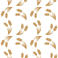 麦のシームレスパターン