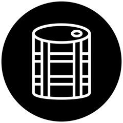 Vector Design Barrel Icon Style