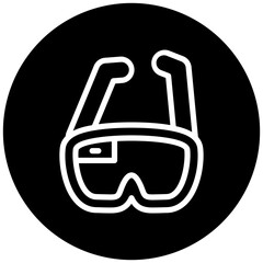 Eye Protector Icon Style