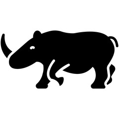 Rhinoceros Running