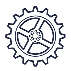 Illustration of a Gear Icon, Icon Vector, Icon Element, Vector Element