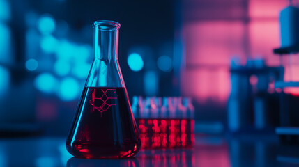 Lab chemistry or science research and development