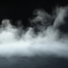 Fototapeta premium Photo of realistic fog, nature