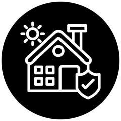 Home Insurance Icon Style