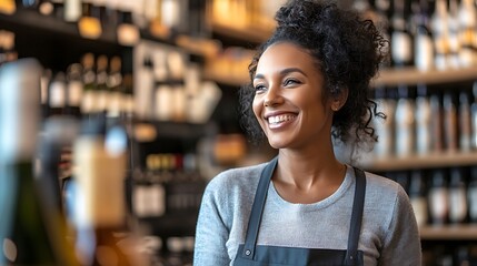  A smiling customer receiving excellent service at a store