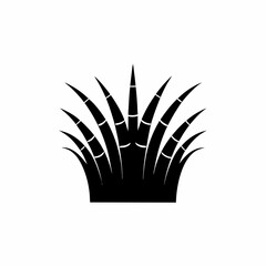 creative details Dried Grass Icon vector illustration