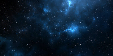 Naklejka premium Cosmic view of starry sky with vibrant colors and deep space elements at night