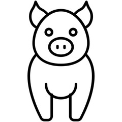 Obraz premium Pig