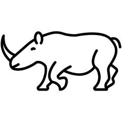Rhinoceros Running