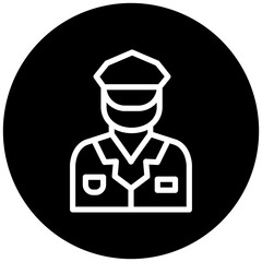 Army Captain Icon Style