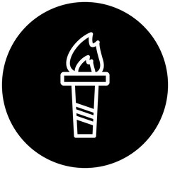 Pirate Torch Icon Style