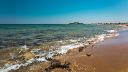 summer day at the beach in Sicily