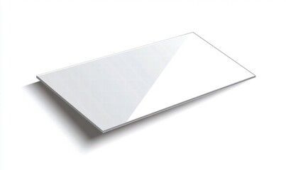 open envelope on white background