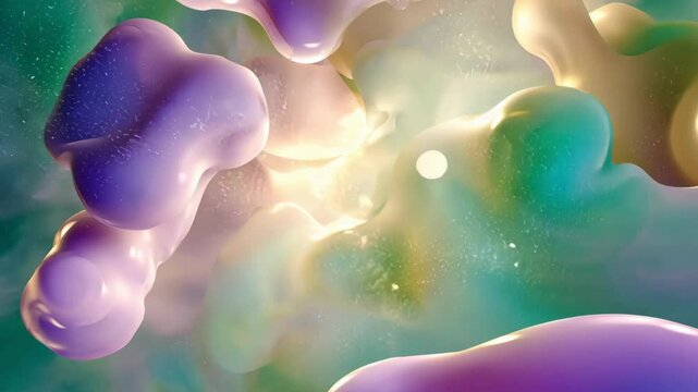 宇宙に浮かぶ夢幻の透明な泡