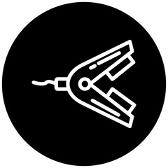 Hair Straightener Icon Style