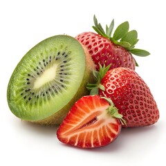 Colorful Harmony: Kiwi and Strawberry Delight