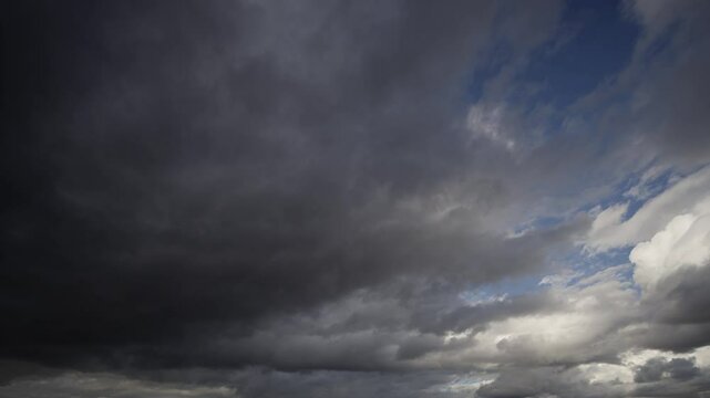 Sky Contrasts: Timelapses of Blue Skies, Cumulus Clouds, and Approaching Storms