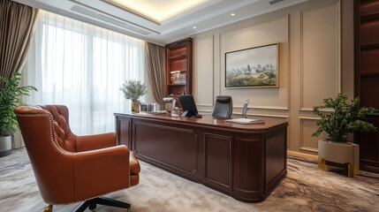 Fototapeta premium Luxurious Modern Office Interior Design