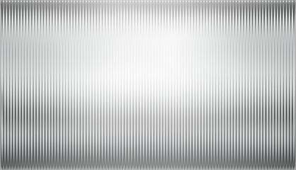 Vector ribbed glass texture background. Light grey white ribbed glass. Mesh gradient. acrylic ribbed bath surface. Ribbed glass background semitransparent overlay. Bath wall window